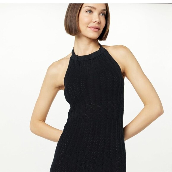 The Drop Women's Crochet Knit Halter Midi Dress, Small, NWT, Resort, Beachy - Picture 3 of 6
